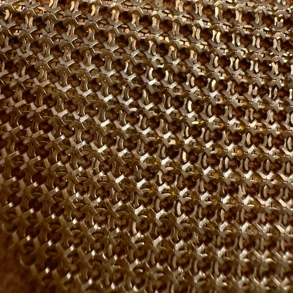 Amazing Vintage Whiting & Davis Co. Gold Mesh Scarf Collar Necklace/ Statement - Picture 6 of 14